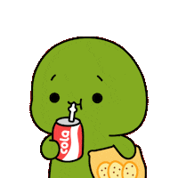 Hungry Coca Cola Sticker by Kibbi