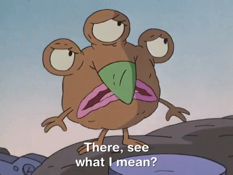 nickrewind giphydvr nicksplat aaahh real monsters giphyarm035 GIF