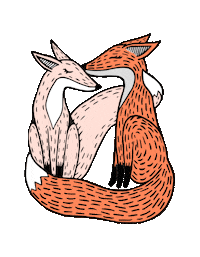 In Love Fox Sticker by jest rudo