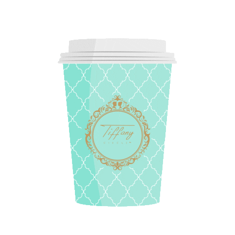 tiffanycircle coffee drinks sakura vegetarian Sticker
