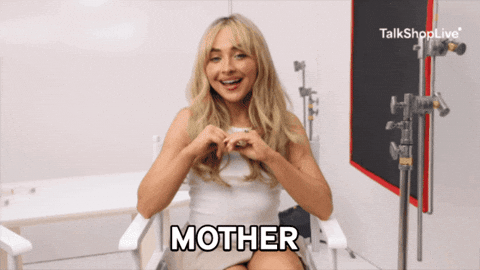Greeting Sabrina Carpenter GIF by TalkShopLive