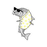 dance fish Sticker by Lakor Soulwear