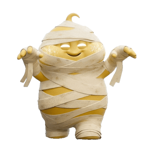 Trick Or Treat Halloween Sticker by Butter baby