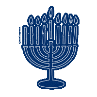 Jewish Hanukkah Sticker by Jews for Jesus