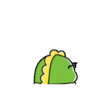 muvumuvio1120 movie back dinosaur かわいい Sticker