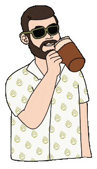 Party Beer Sticker
