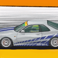 Race Nissan GIF by kneapolitan