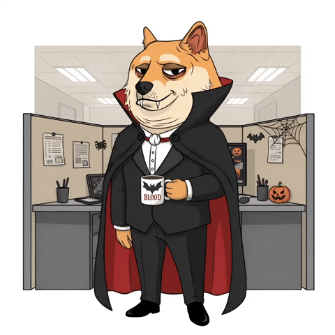 Shiba Inu Halloween GIF by Doge Pound