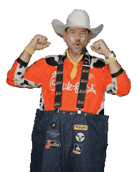 Lets Go Win Sticker by Justin Boots