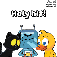 Wo Black Cat Sticker by VeeFriends