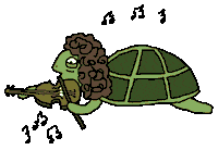 CAT MUSIC violin Sticker by Angry Duck