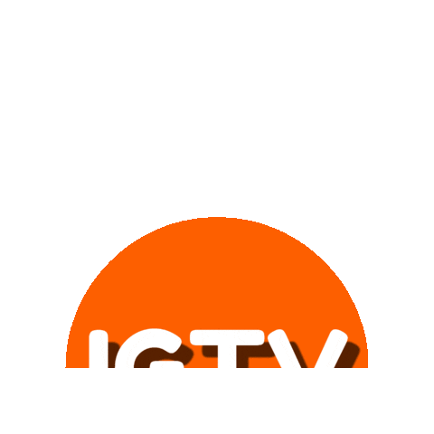 Instagram Orange Sticker