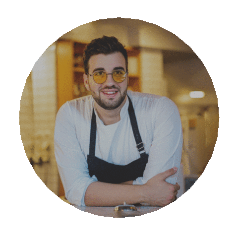 Chef Yourgif Sticker by Stavros Varthalitis