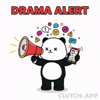 Social Media Drama GIF by Kanpai Pandas