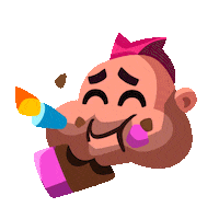 Happy Cake Sticker by Om Nom