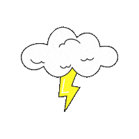 acis_energia cloud storm energia bolt Sticker