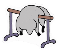 Tired Dancer Sticker