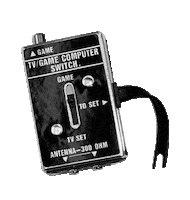 mrcartes game tv vintage tech Sticker