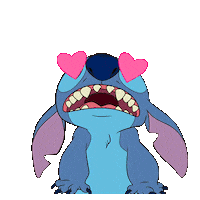 disneystyletw love dog blue disney Sticker