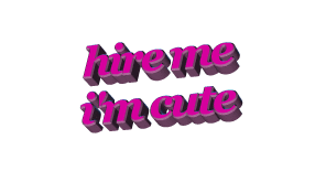 Pink Job Sticker by AnimatedText