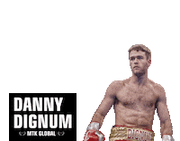 Boxing Danny Sticker by MTK Global