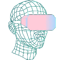 CreativeVR future head virtual vr Sticker