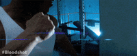 bloodshotmovie vin diesel sam heughan eiza gonzalez valiant GIF