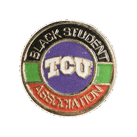 pinnedpins black university texas student Sticker