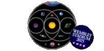 Chris Martin Sparks Sticker by Coldplay