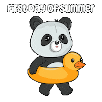 Happy Beach Day Sticker by PandaPals