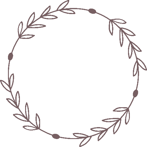 Wreath Sticker by ohlovelybox