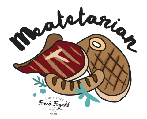 Bbq Meat Sticker by Forró Fogadó
