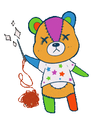 Animal Crossing Bear Sticker