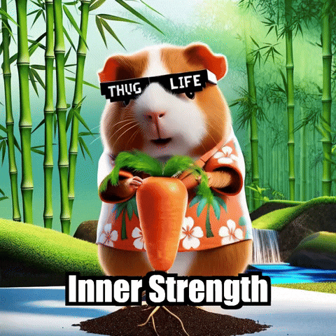 Wisdom Inner Strength GIF by Guinea Gambino
