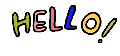 shelbygrates giphyupload hello hi colorful Sticker