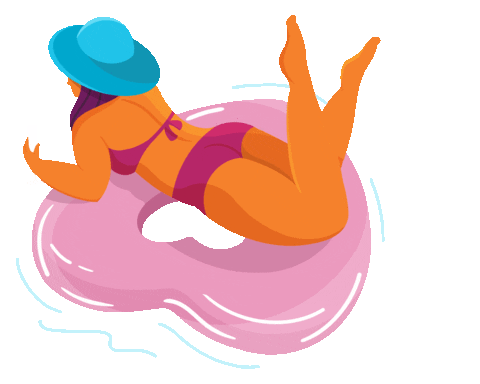 Pool Party Swimming Sticker by BACH