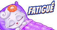 Tired French Sticker by Lucas and Friends by RV AppStudios