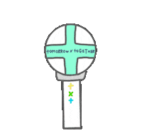 Moa Lightstick Sticker