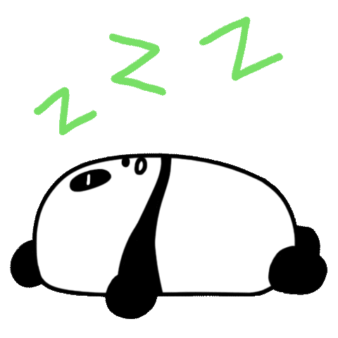 Tired Good Night Sticker
