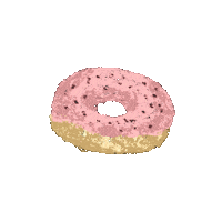 nobinobi_design donut sweets おやつ ドナッツ Sticker