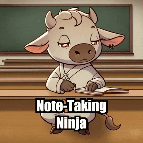 Learning Notes GIF by Masterfurdinand