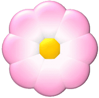 Pink Flower Sticker