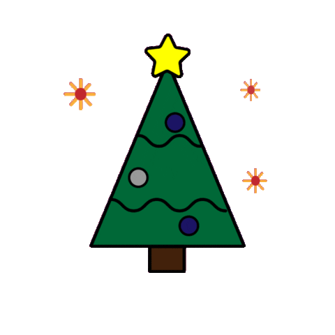 Christmas Star Sticker