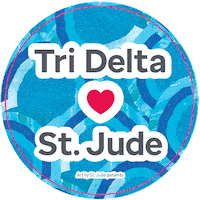 Tri Delta Sticker by St. Jude