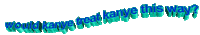 blue Sticker by AnimatedText