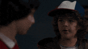 strangerthings season 1 stranger things danger dustin GIF