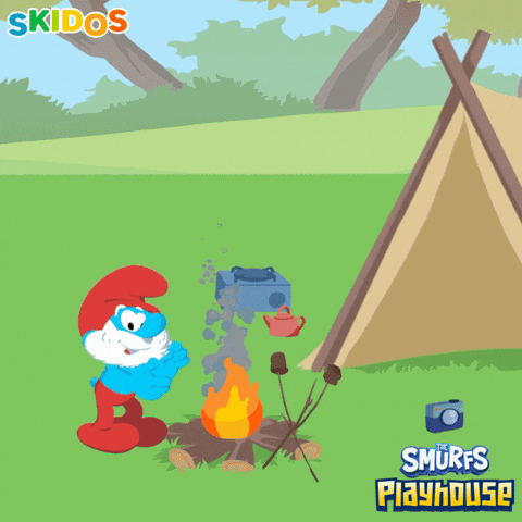 PlaySkidos giphyupload games vacation camping GIF