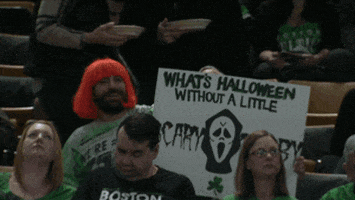 boston celtics halloween GIF by NBA