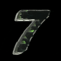 Glitch Numbers GIF by #BASILIO
