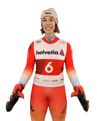 helvetia_schweiz love heart herz swiss ski Sticker
